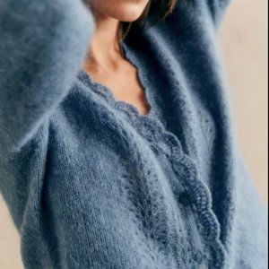 Sezane ANGELIE CARDIGAN  Vintage Blue